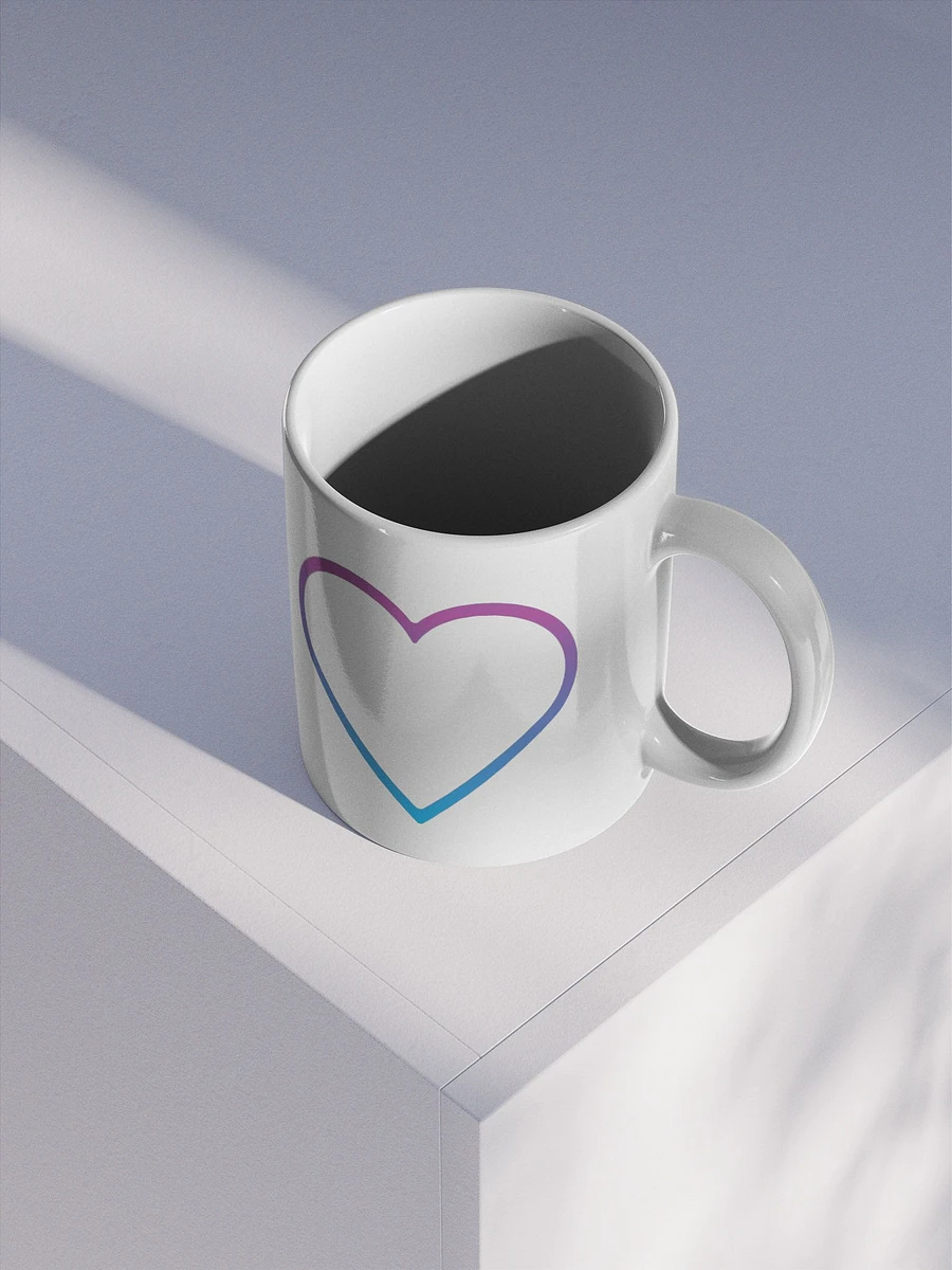 Outline Heart Coffee Cup (Left-Handed) product image (2)