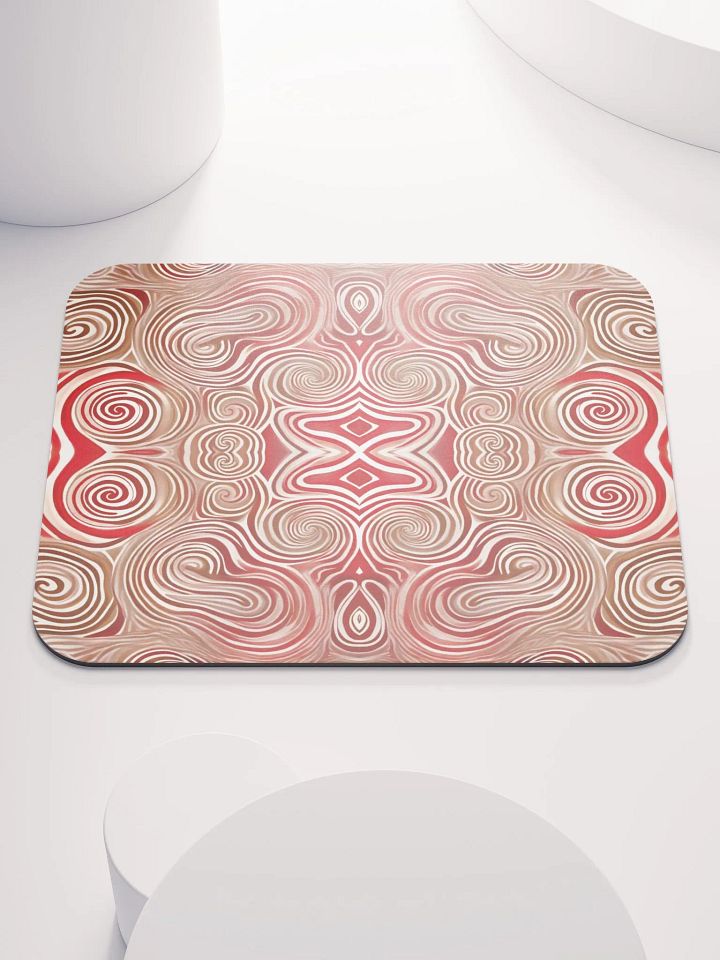 Funky Chocolate Cherry Swirls Tie-Dye Classic Mouse Pad product image (2)