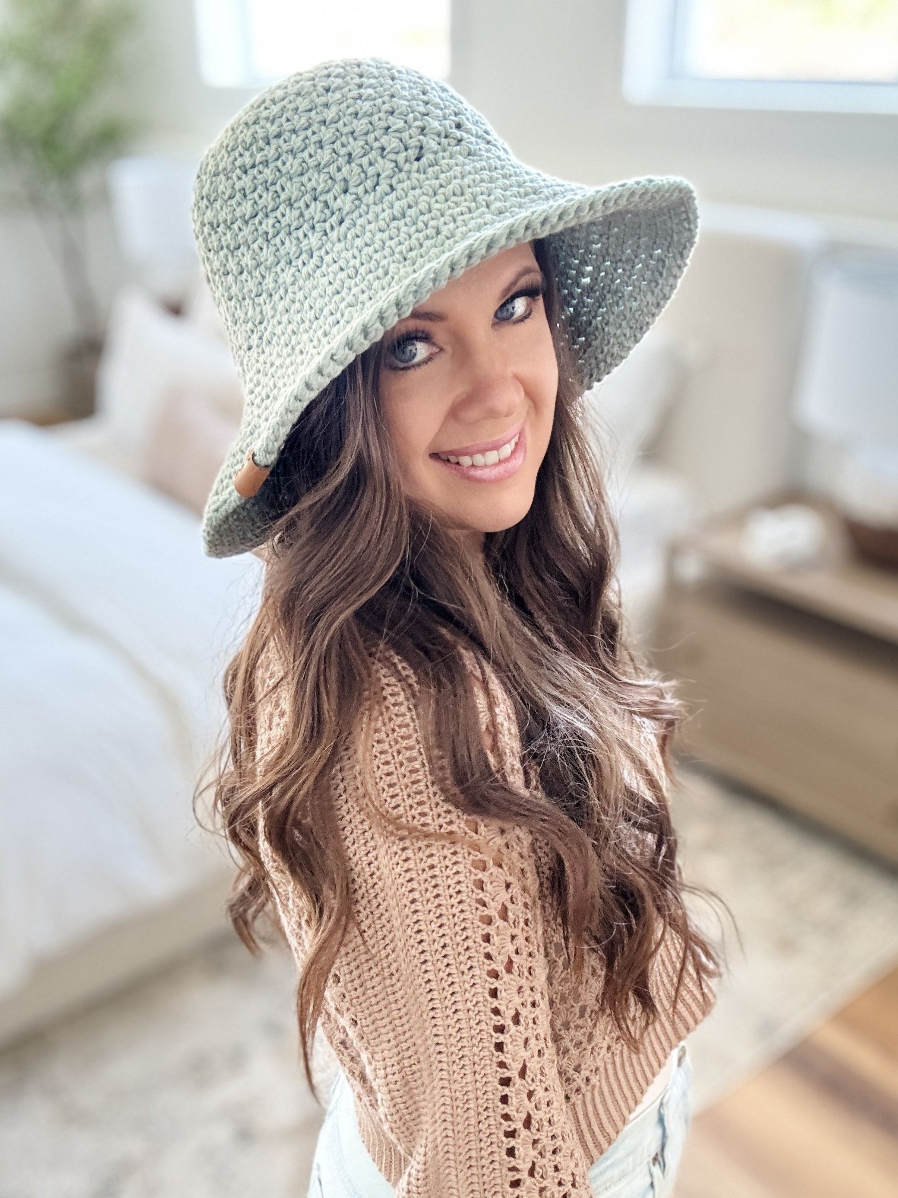 Caribbean Sand Sunhat Crochet Pattern product image (8)