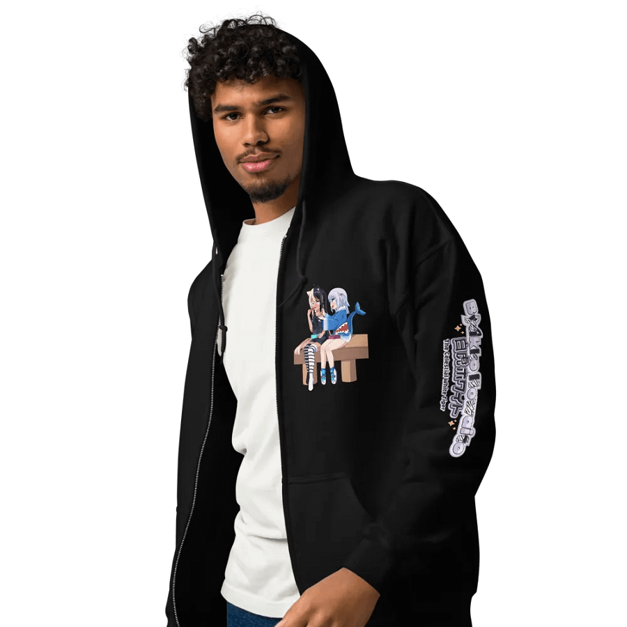 Heavy Blend Zip Hoodie (Unisex) - Byakko x Gura Edition product image (55)