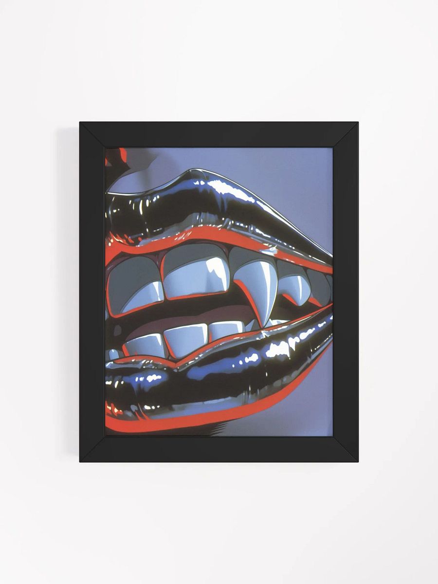 "Kiss that leaves it's mark" Framed Poster product image (55)