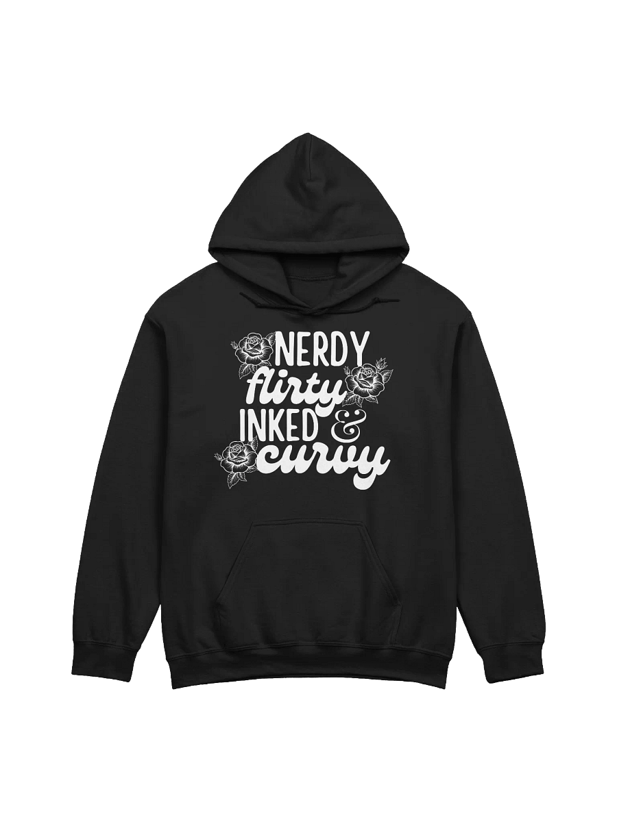 Nerdy Flirty Inked and Curvy Women's Hoodie product image (1)