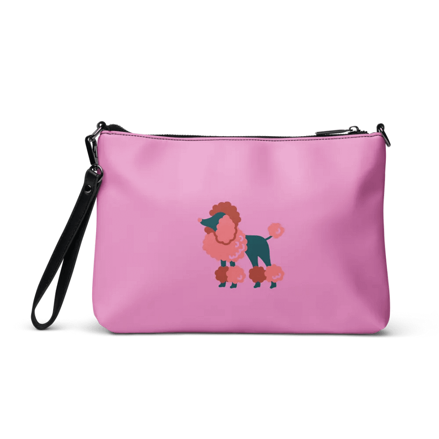 Fluffy Poodle All-Over Print Crossbody Bag product image (3)