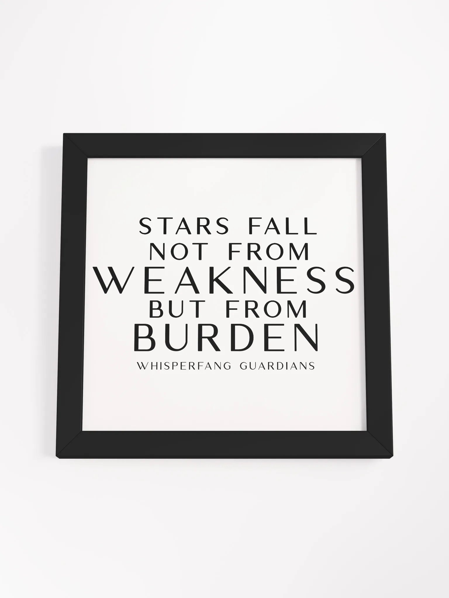 Whispering Fangs Proverb Framed Collection - Stars product image (59)