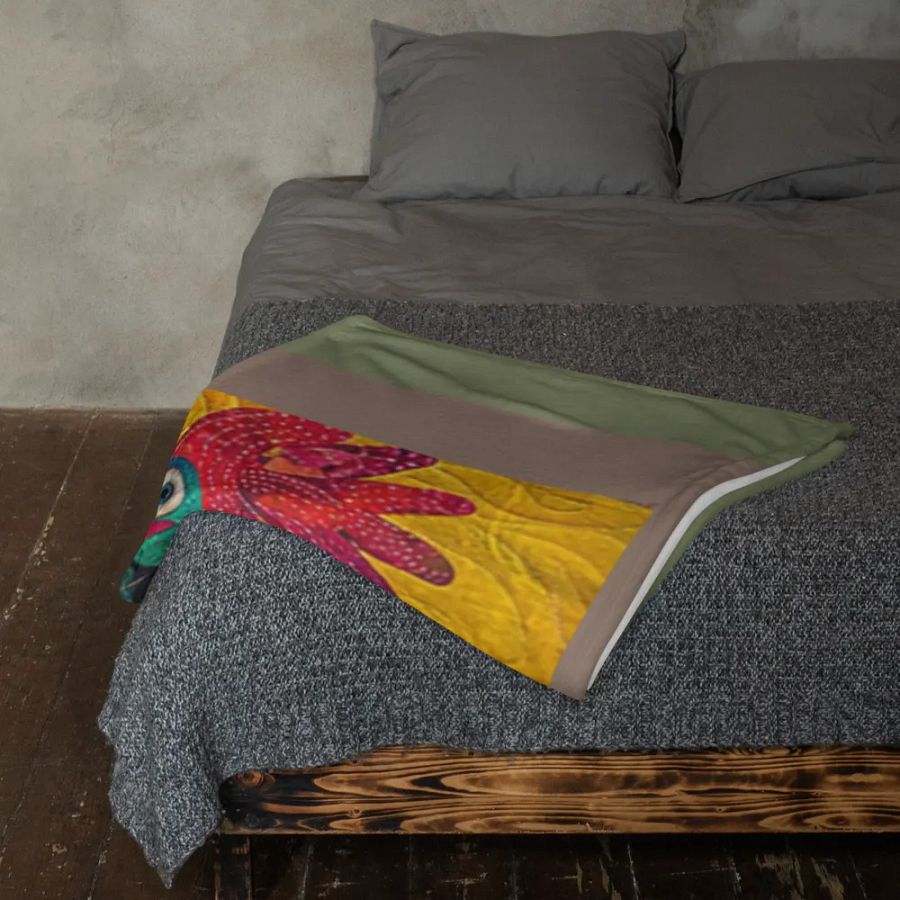 Country Chicken Plush Throw Blanket product image (12)