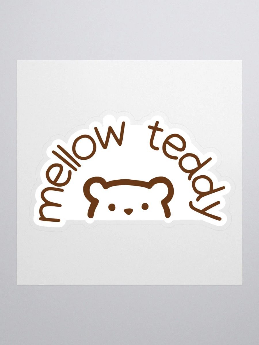 Mellow Teddy Sticker product image (1)