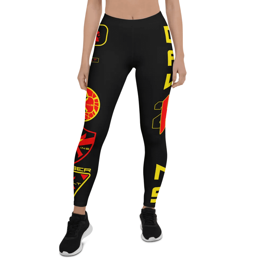 Dawkins Yellow Red Leggings product image (3)