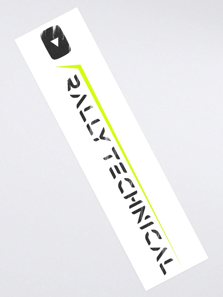 RALLY TECHNICAL Sticker 1 - White product image (2)