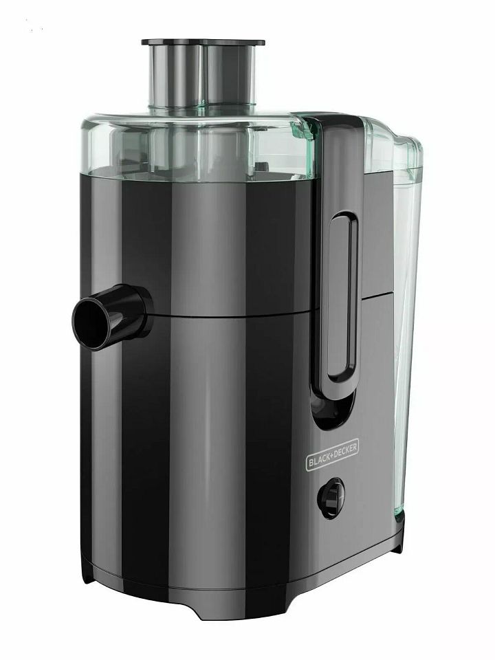 NEW BLACK+DECKER 400-Watt Fruit and Vegetable Juice Extractor, Black, JE2400BD product image (1)