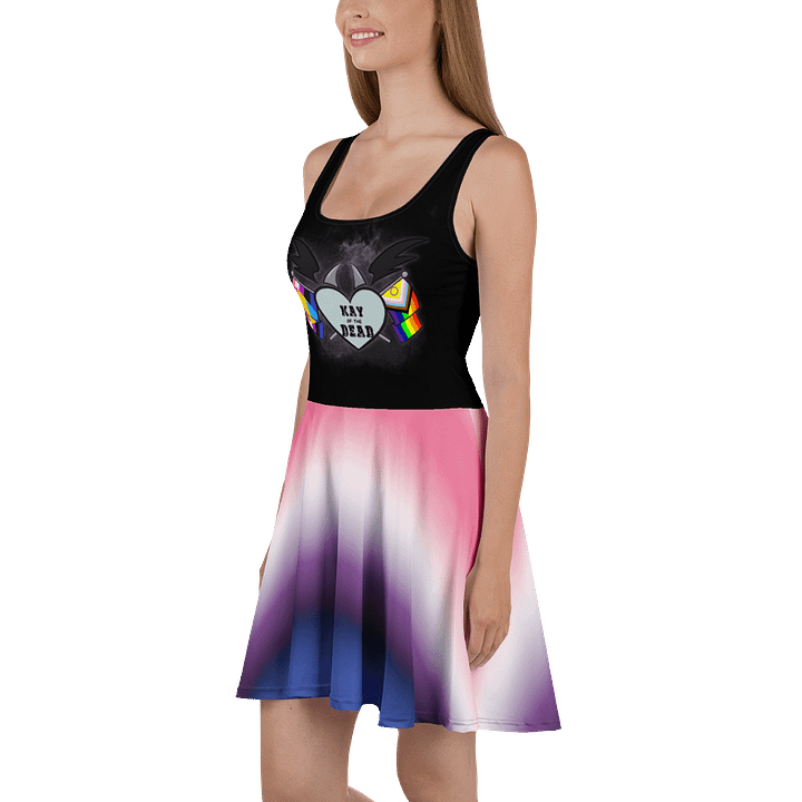 Kay_of_the_Dead Pride Logo Dress With Genderfluid Pride Skirt product image (1)