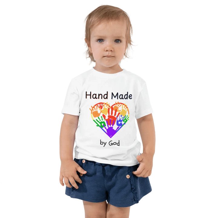 Hand Made by God Toddler T-Shirt product image (2)
