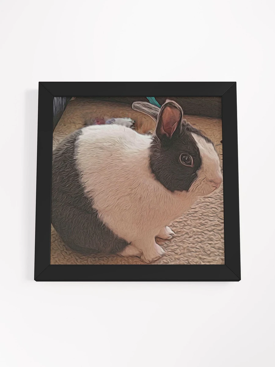 Black and White Bunny Framed Poster product image (53)