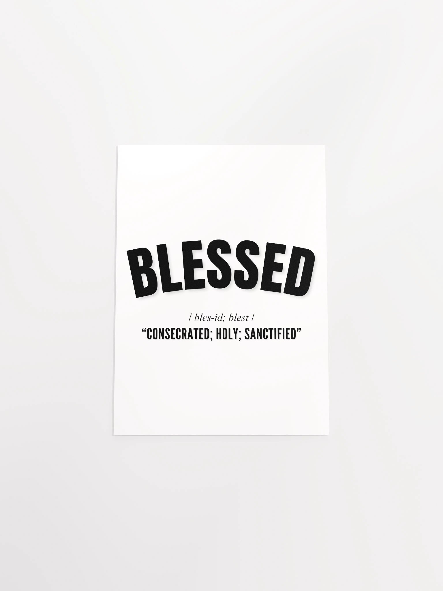 BLESSED PHONETIC POSTER product image (47)