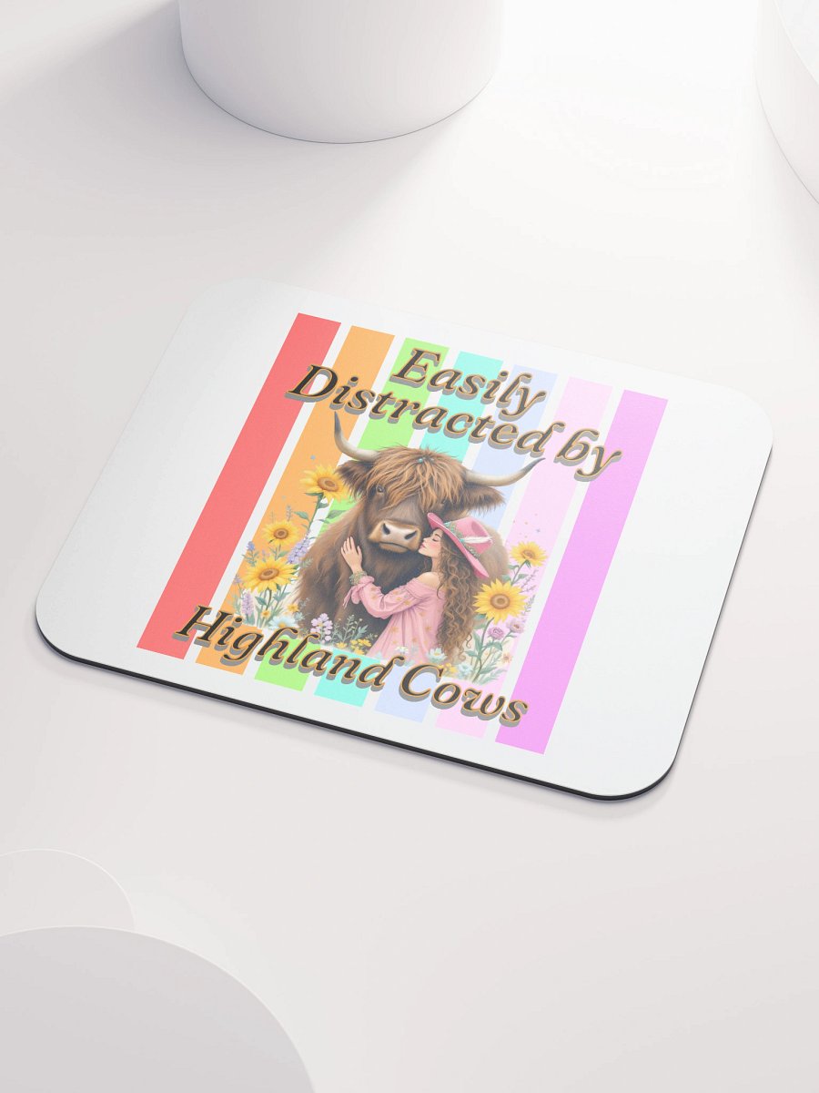 Easily Distracted By Highland Cow Dream Mouse Pad product image (3)