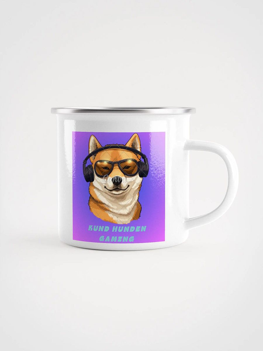 Cool Guy Shiba Inu Enamel Mug product image (1)