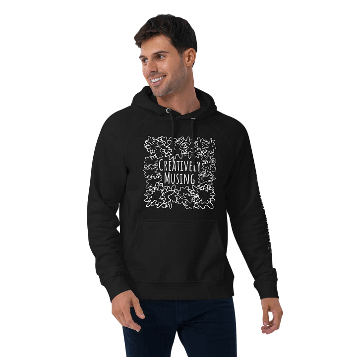 Premium Eco-Friendly White Logo Hoodie product image (2)
