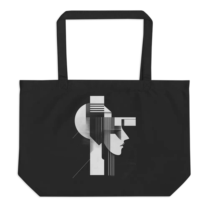 Abstract Persona 004 (Black) (Organic Cotton Tote) product image (1)