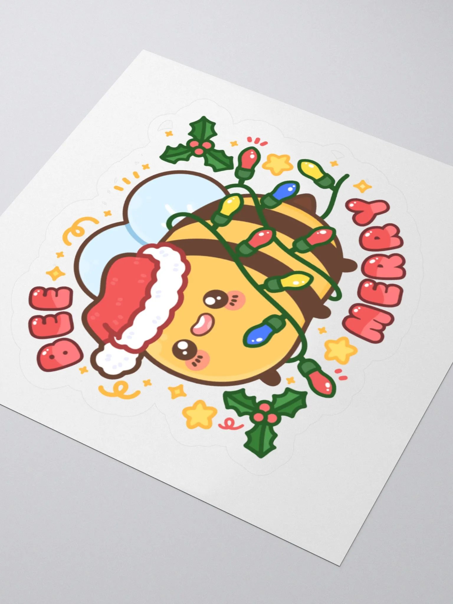 bee merry sticker product image (6)