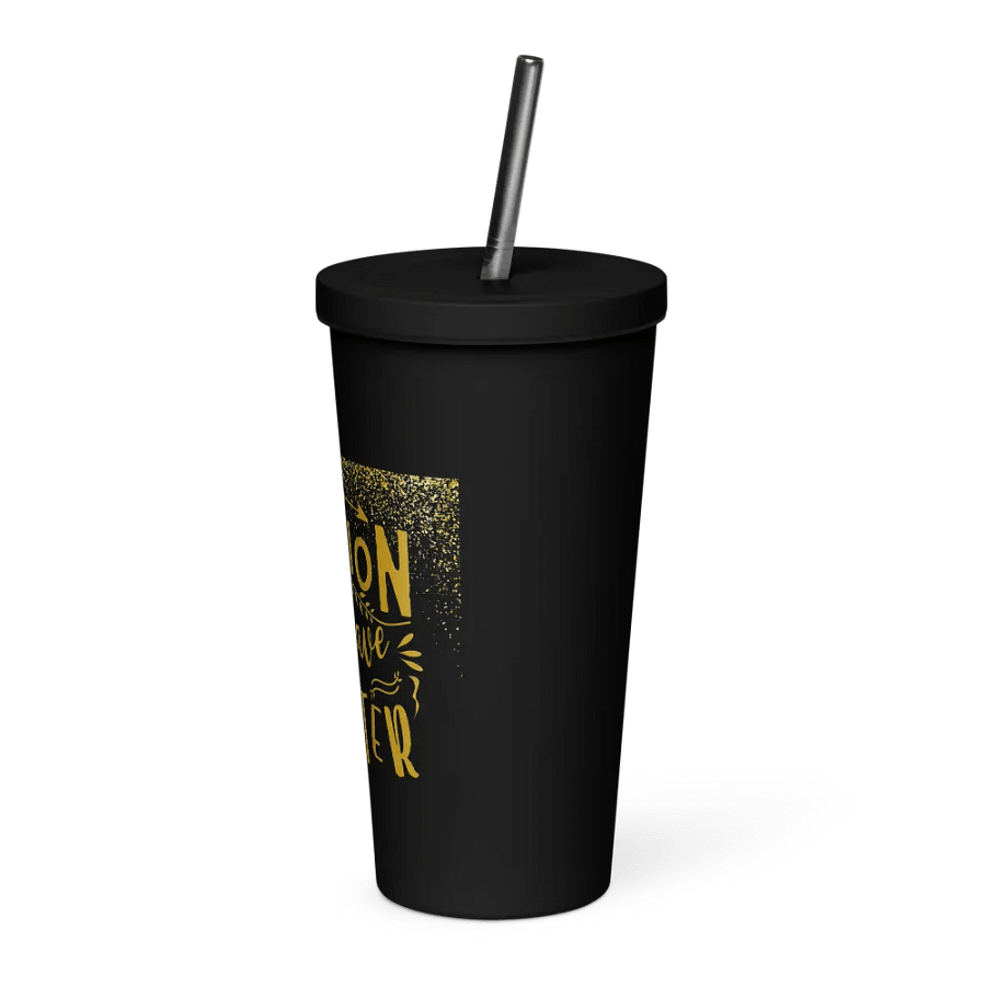 Glittery Caution Insulated Tumbler product image (7)
