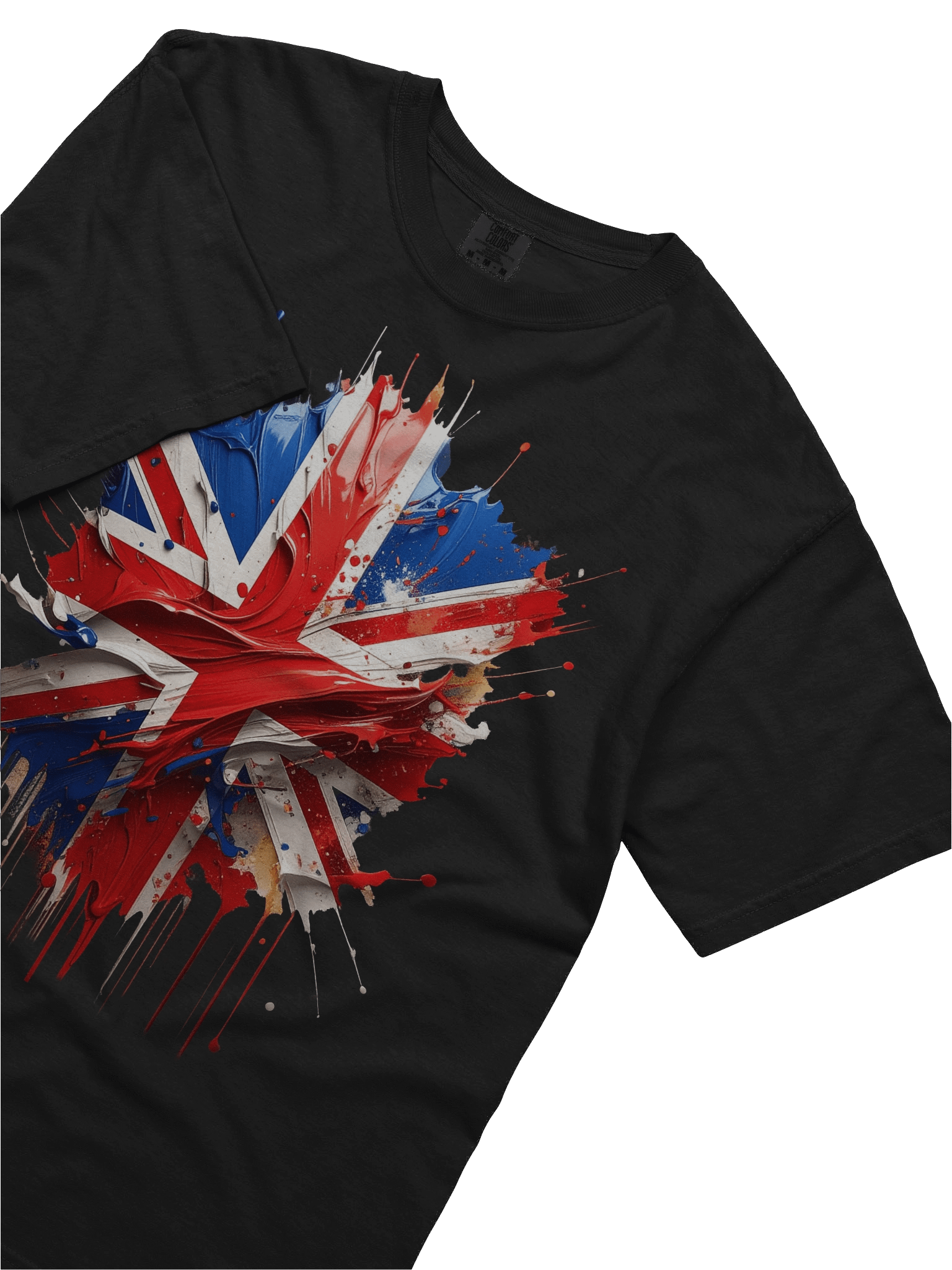 United Kingdom painted flag t-shirt product image (3)