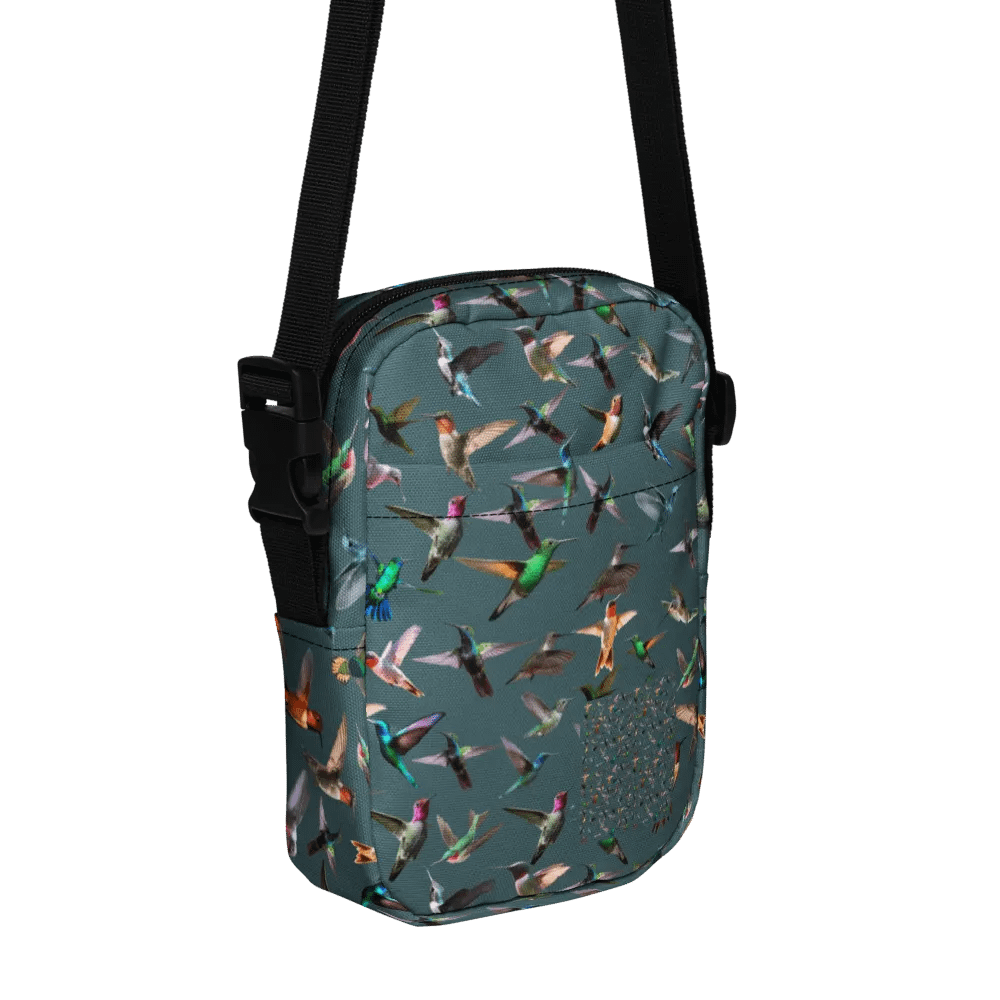 Vibrant Hummingbird Haven Crossbody Bag product image (10)
