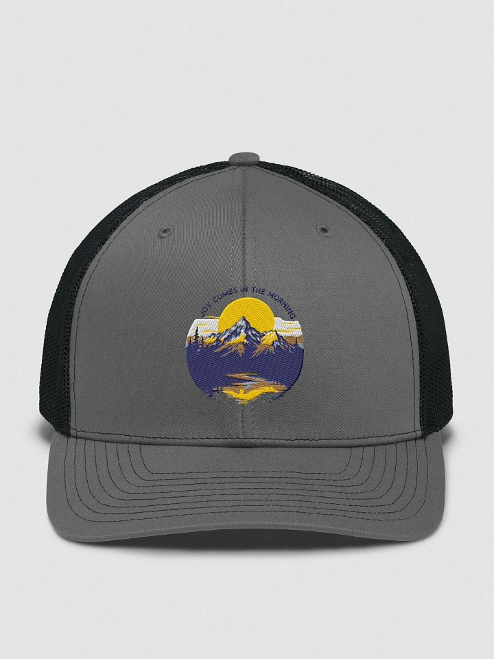 JOY COMES IN THE MORNING CHRISTIAN TRUCKER HAT | PSALM 30:5 product image (3)