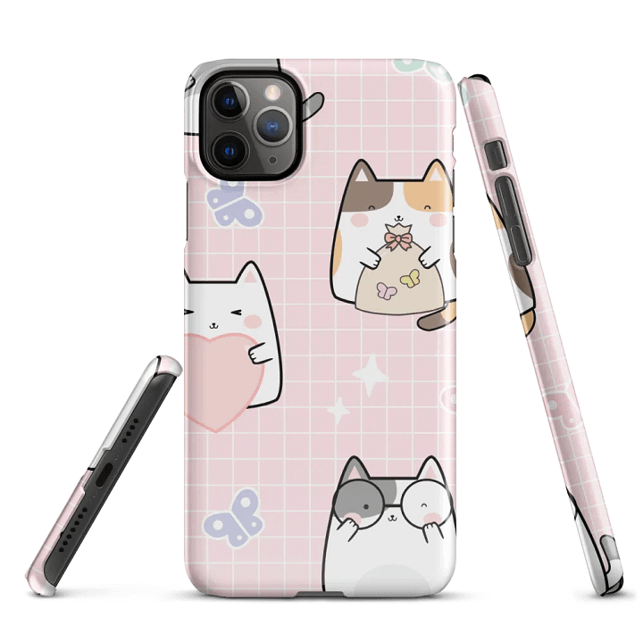 Whimsical Cats Snap Case product image (2)