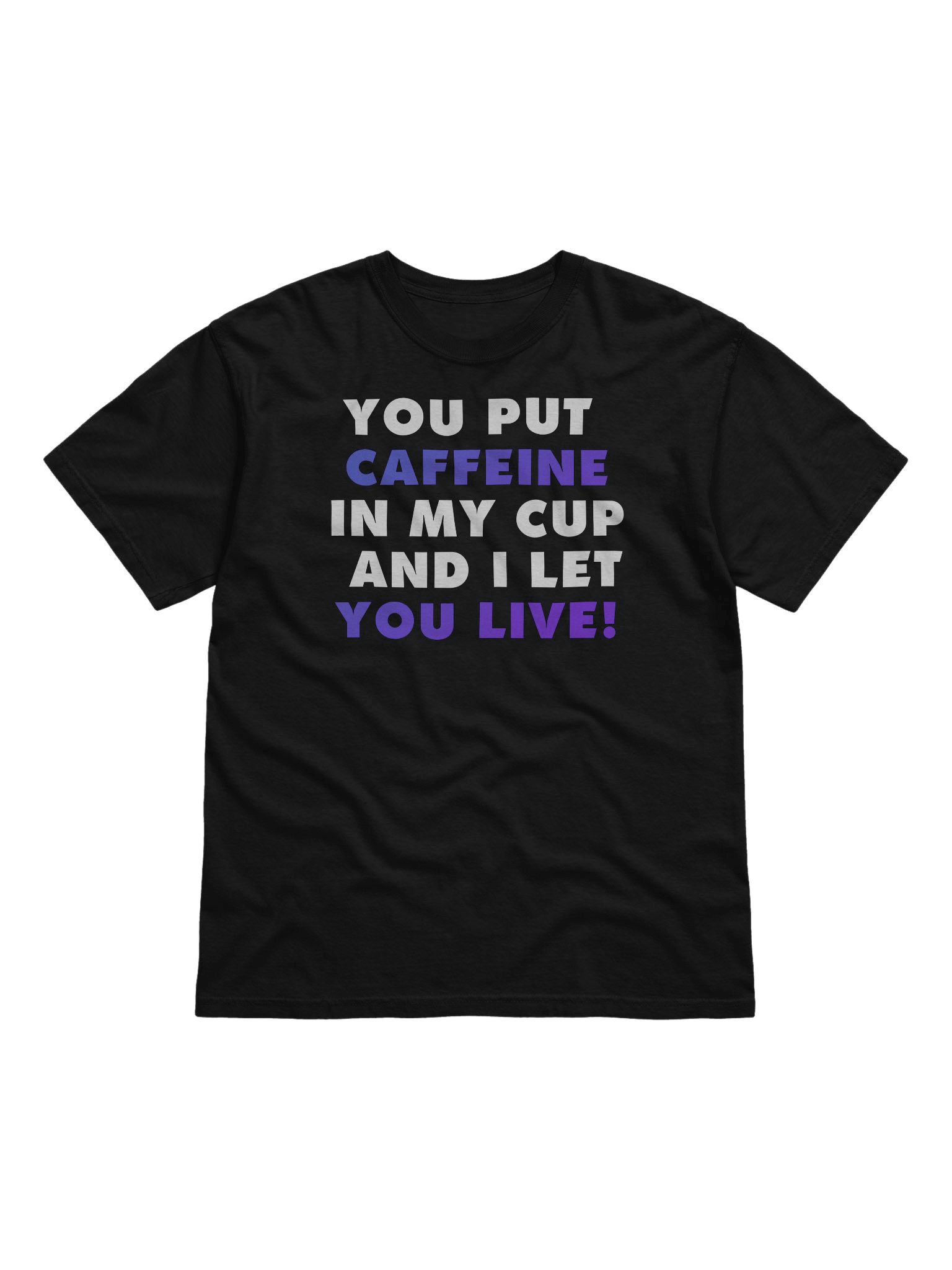 Give Caffeine Logo T-Shirt product image (89)