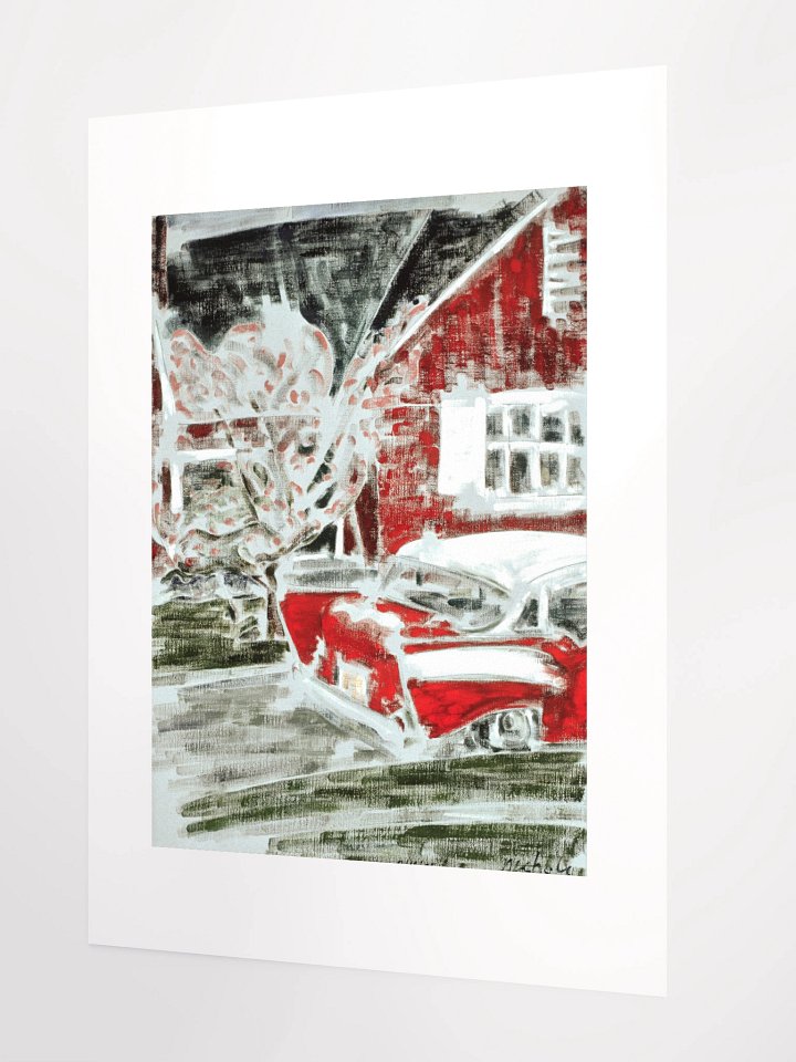 In the Window Behind the Woman (1985) print product image (2)
