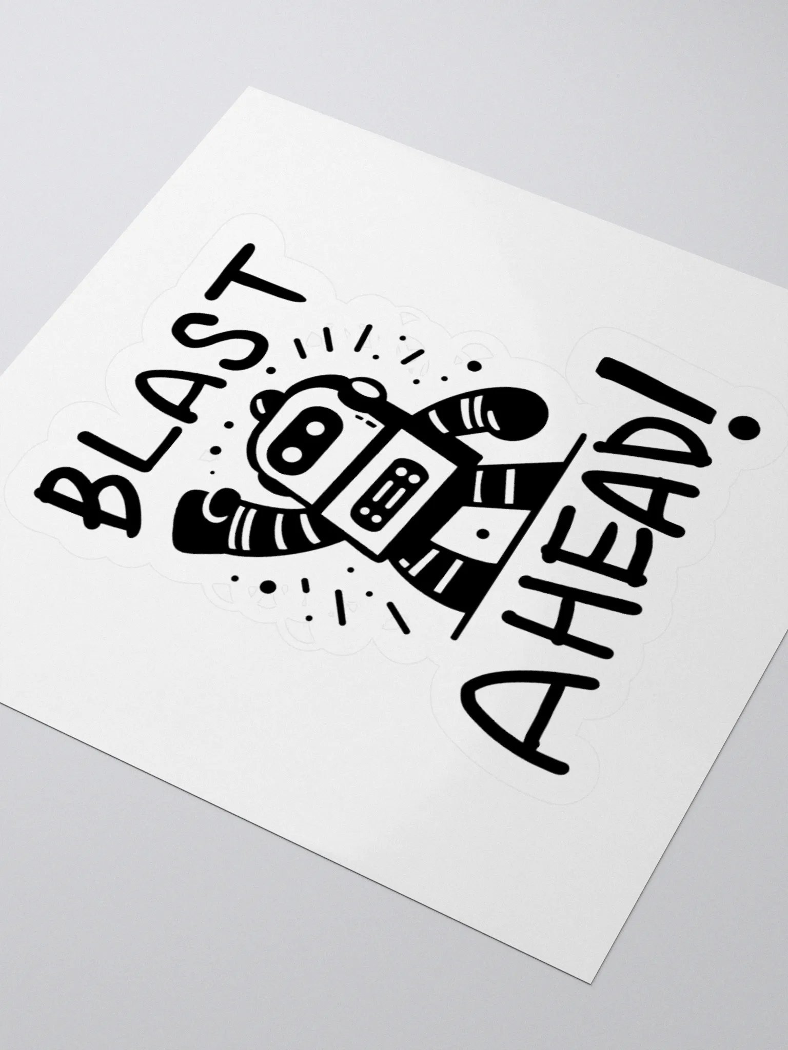 Blast Ahead Kiss Cut Stickers product image (8)