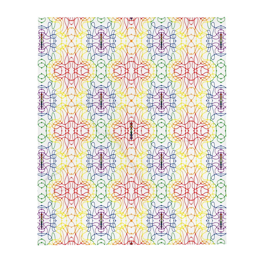 Rainbow Abstract Cozy Blanket product image (3)