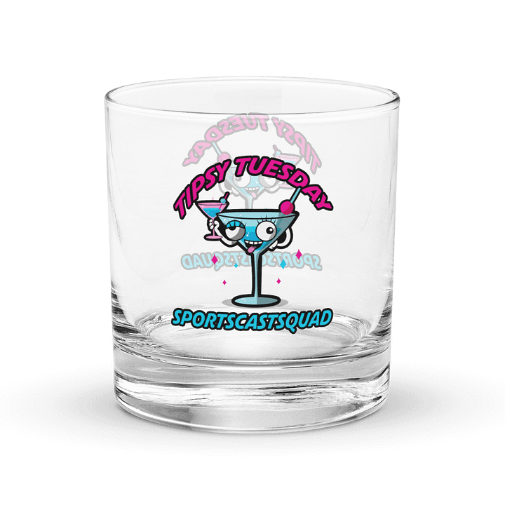 TIPSY TUESDAY "FLIRTINI" ROCK GLASS product image (1)