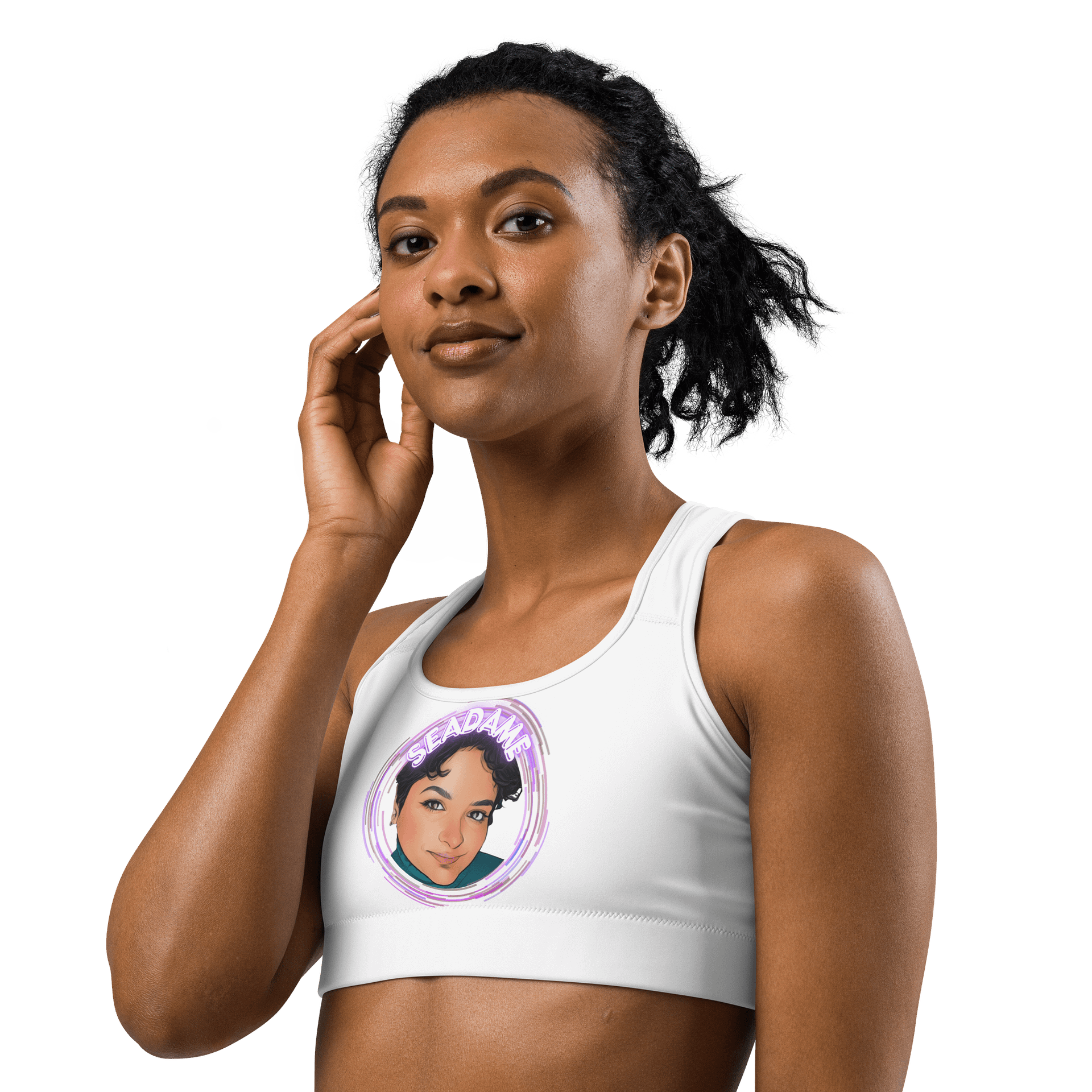 SeaDame - Self-Portrait Hot Girl Sports Bra product image (2)