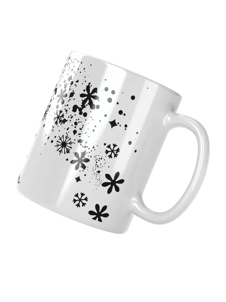 Starry Snowflake White Glossy Mug product image (4)