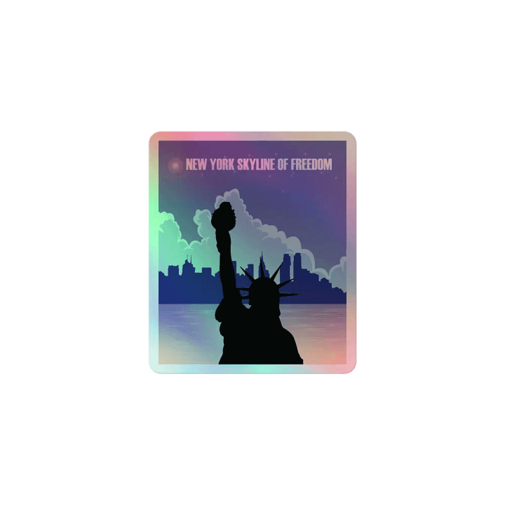 NYC Skyline Of Freedom Sticker product image (1)
