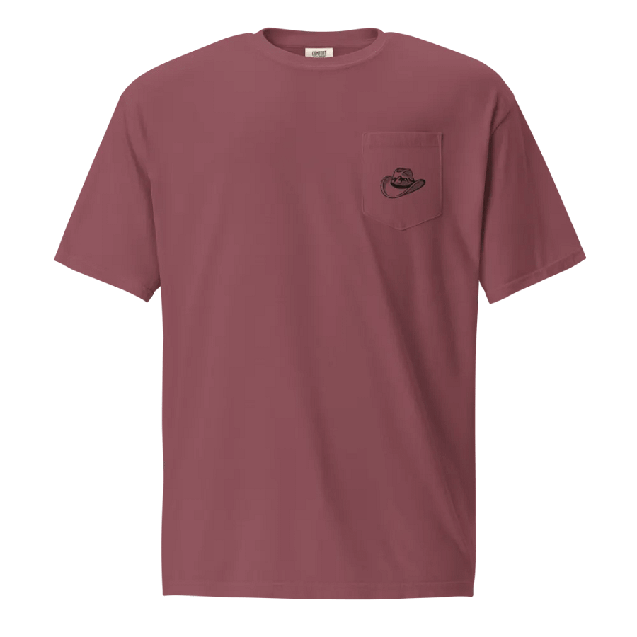 Crag Cowboy (front and back) - Pocket Tee [Unisex Sizing] product image (6)