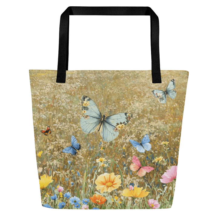 "Pure Worship" 2025 Convention | Gold Butterfly Fields Tote Bag product image (2)