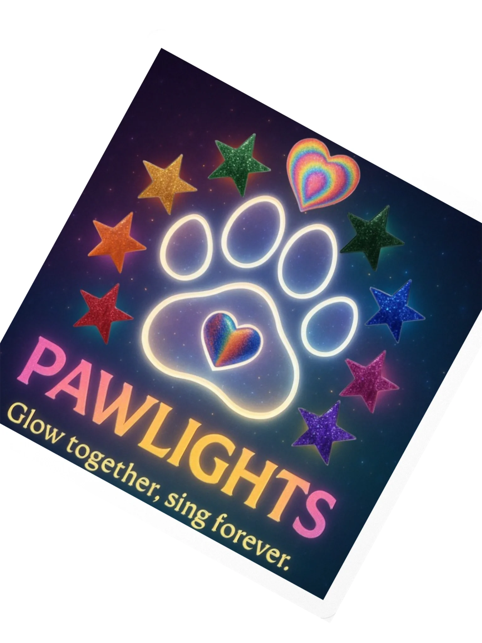Pawlight's Harmony Glow Emblem sticker product image (2)