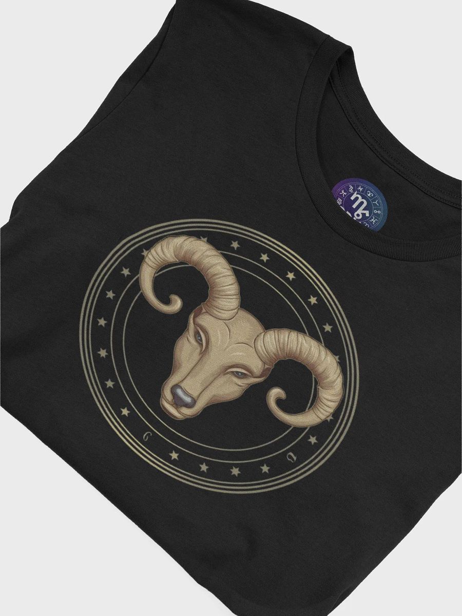 Exclusive Aries Zodiac T-Shirt - Unisex Astrology Gift with Classic Ram and Celestial Design product image (7)