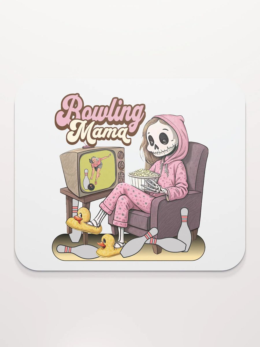 TV Bowling Mama Skeleton Mouse Pad product image (1)