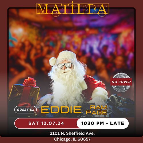 This Saturday! Djing at @matilda.babyatlas at 1030pm till late! No cover! Always a good time. #basementparty #jams #djset #ch...