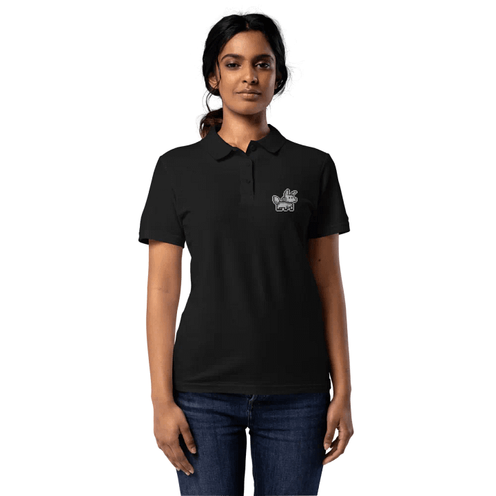 Pixel Pup Women's Pique Polo product image (1)
