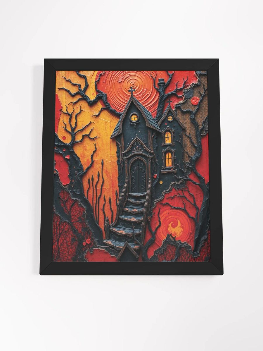 Infernal Gothic Manor Framed Print product image (3)