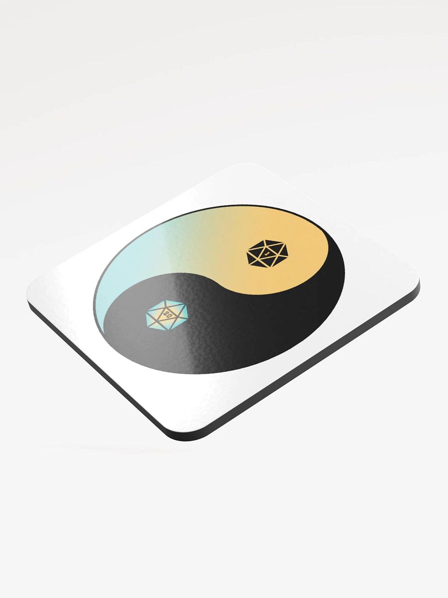 d20 Yin Yang Gradient Coaster product image (3)