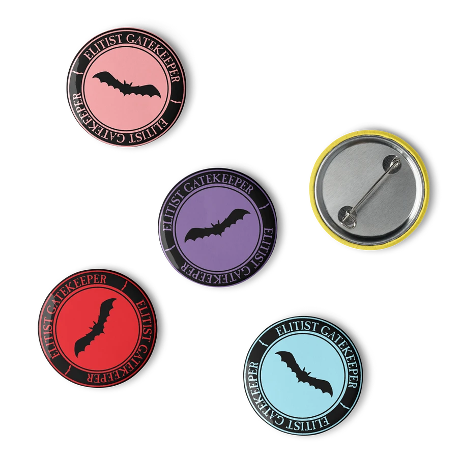 Elitist Gatekeeper Pins Colors (set of 5) product image (4)