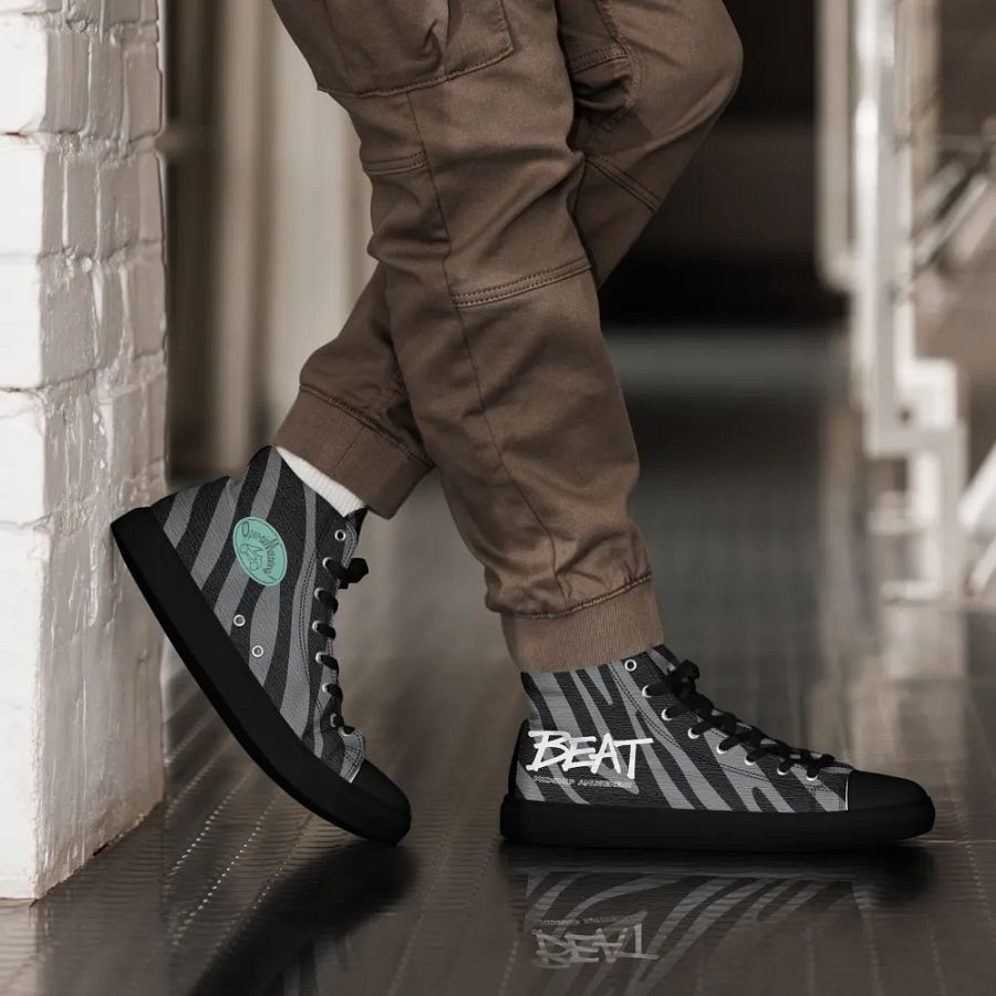 Beat High Top Canvas Shoes product image (4)