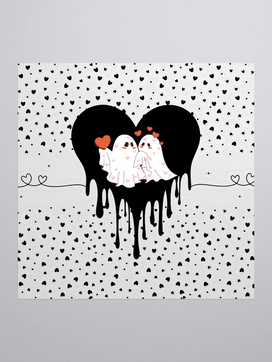 Love Ghosts Kiss Cut Stickers product image (1)
