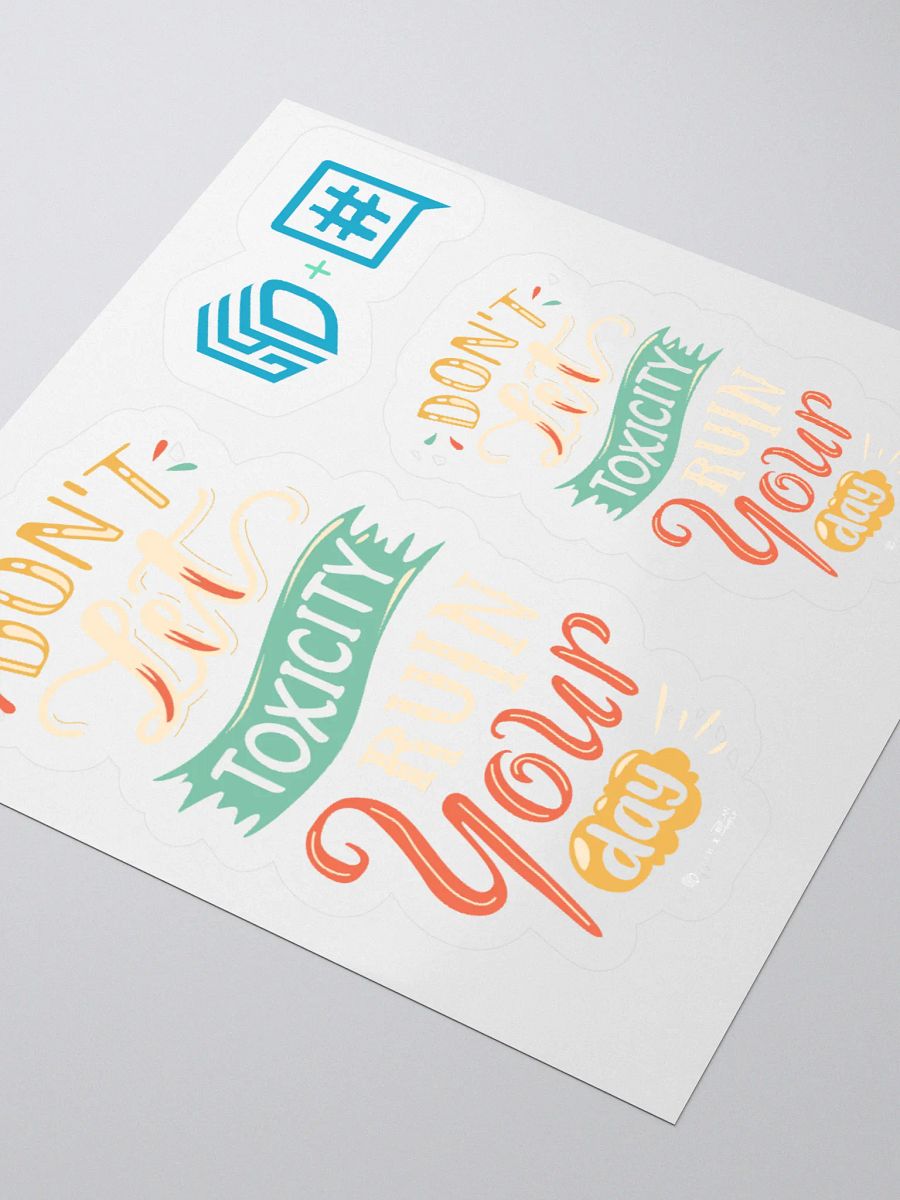 Don't Let Toxicity Ruin Your Day Stickers product image (8)