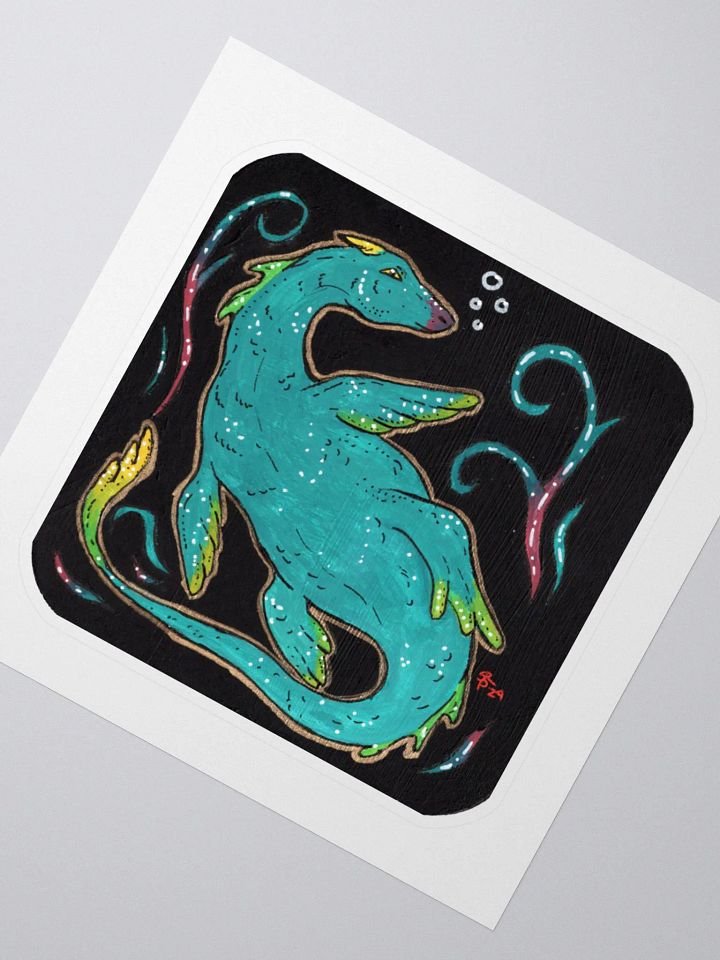 Nessie Kiss-Cut Vinyl Sticker product image (4)