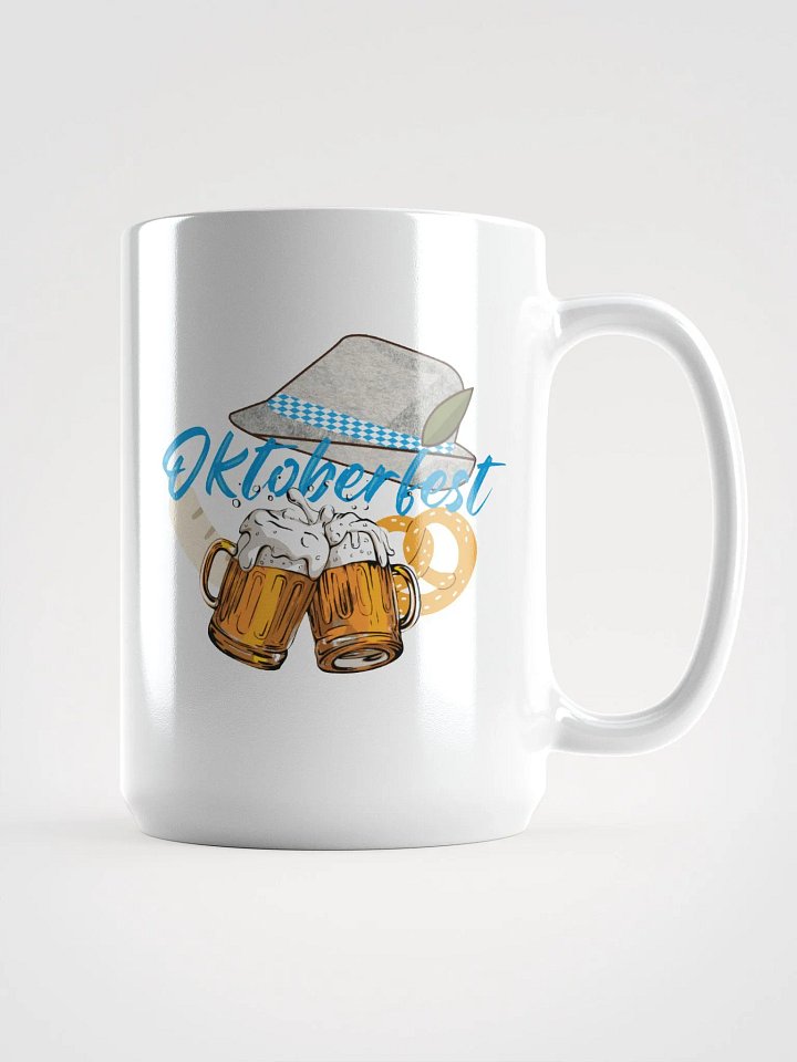 Oktoberfest Tasse Tasse – Aufschrift Blau-Grau product image (1)